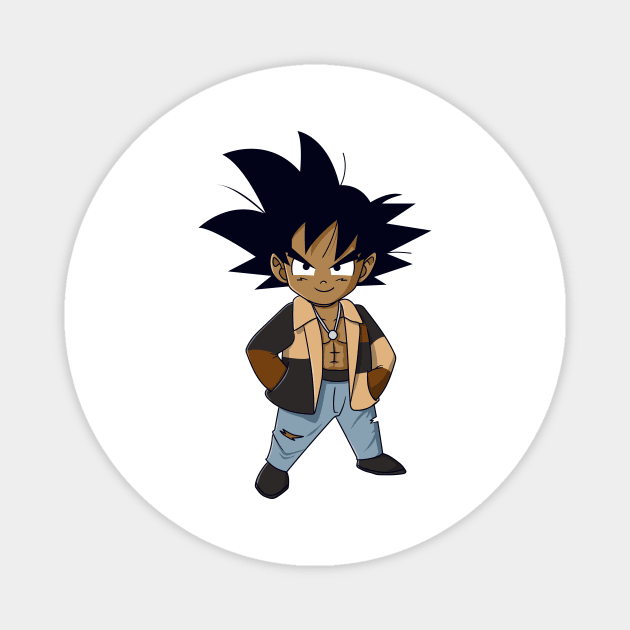 goku hypebeast Magnet by unlesssla